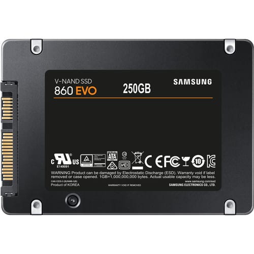 Disque SSD interne Samsung 250 Go 860 EVO SATA III 2,5 po – Image 3