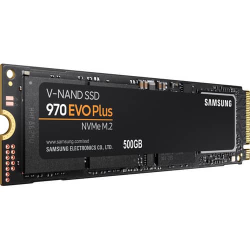 Disque SSD interne Samsung 500 Go 970 EVO Plus NVMe M.2