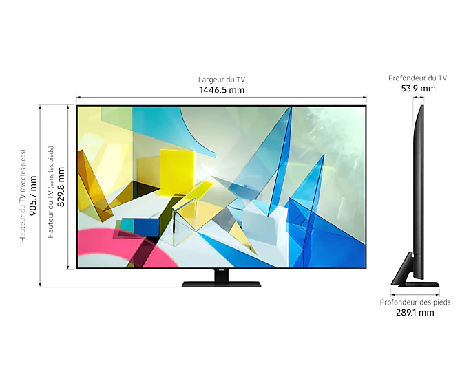 Téléviseur Samsung QLED 75 pouces Q80T Série 8 – Image 6